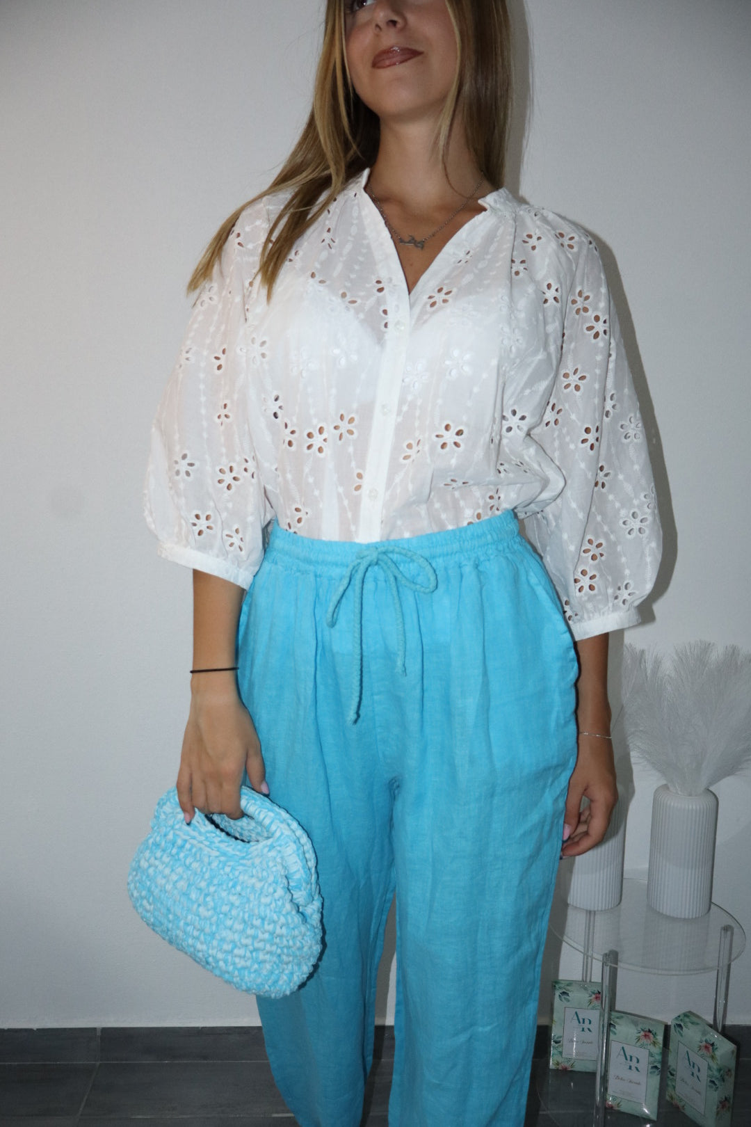 Pantaloni 100%lino (vari colori)