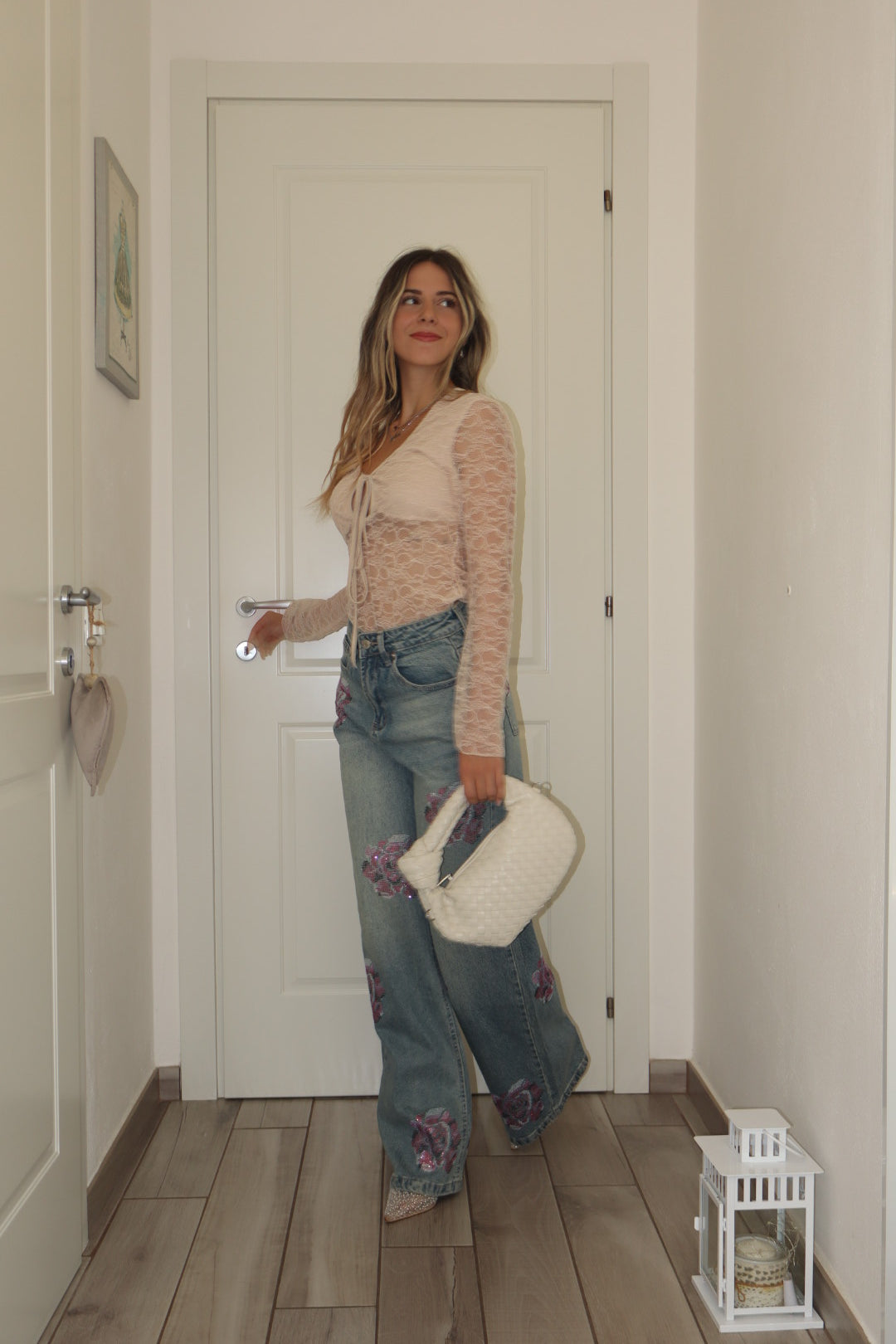Top Clotilde pizzo (vari colori)