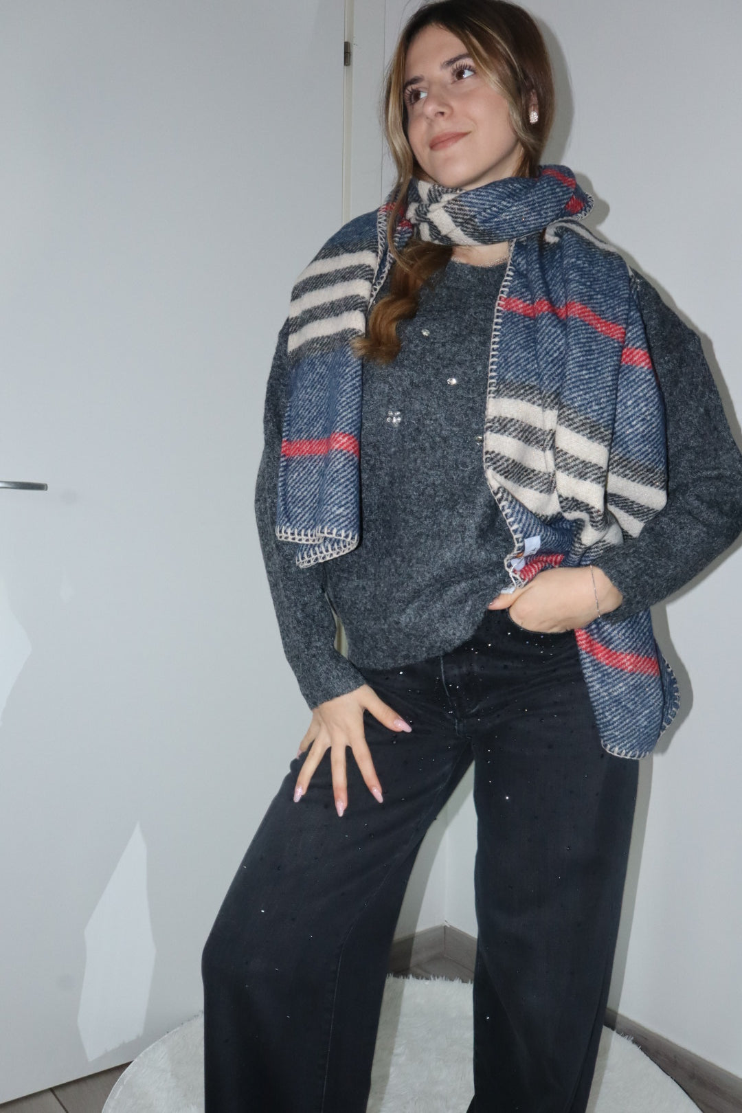 Sciarpa armata invernale UNISEX con borsa