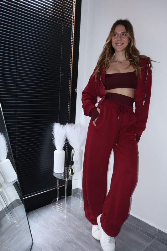 Completo tuta garzata 3pz “michelle” (vari colori)