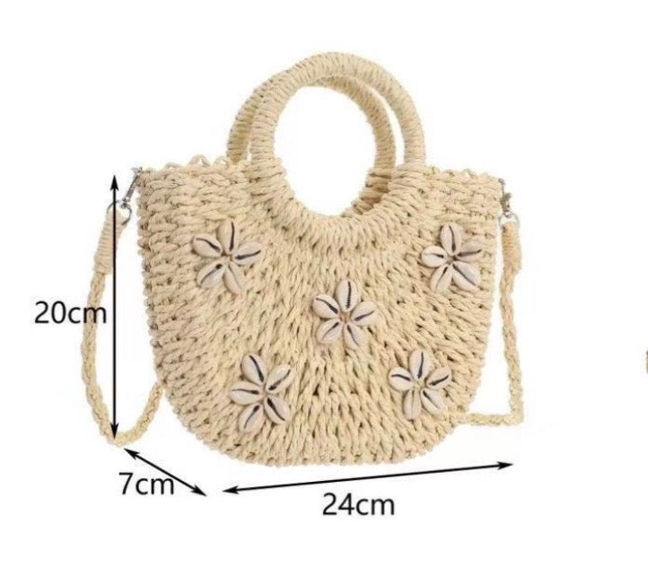Borsa in paglia “stella marina”
