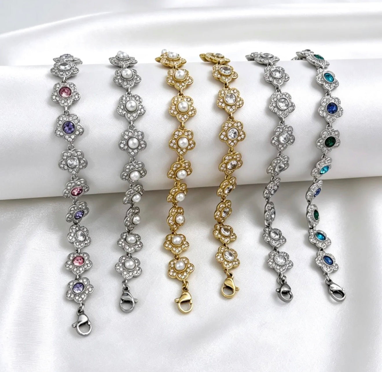 Bracciale fiore luce