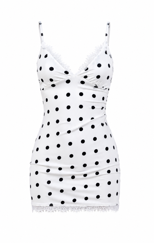 Mini dress con pois “melany”