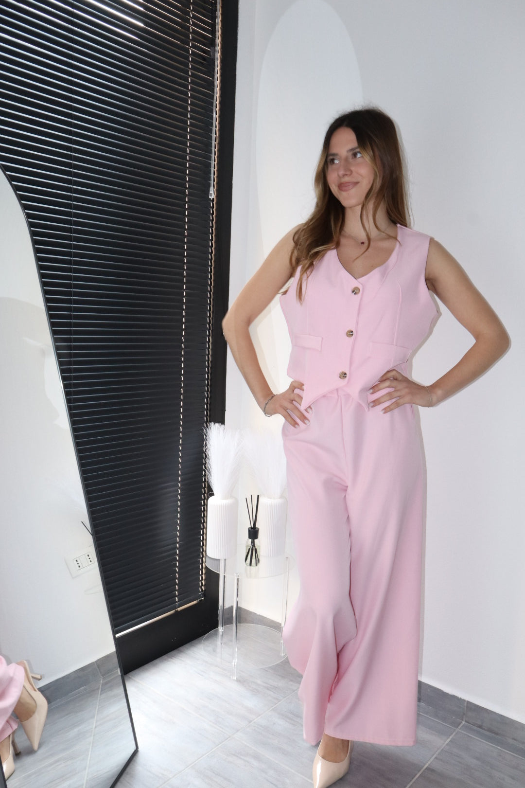 Completo gilet “spring “ (vari colori)