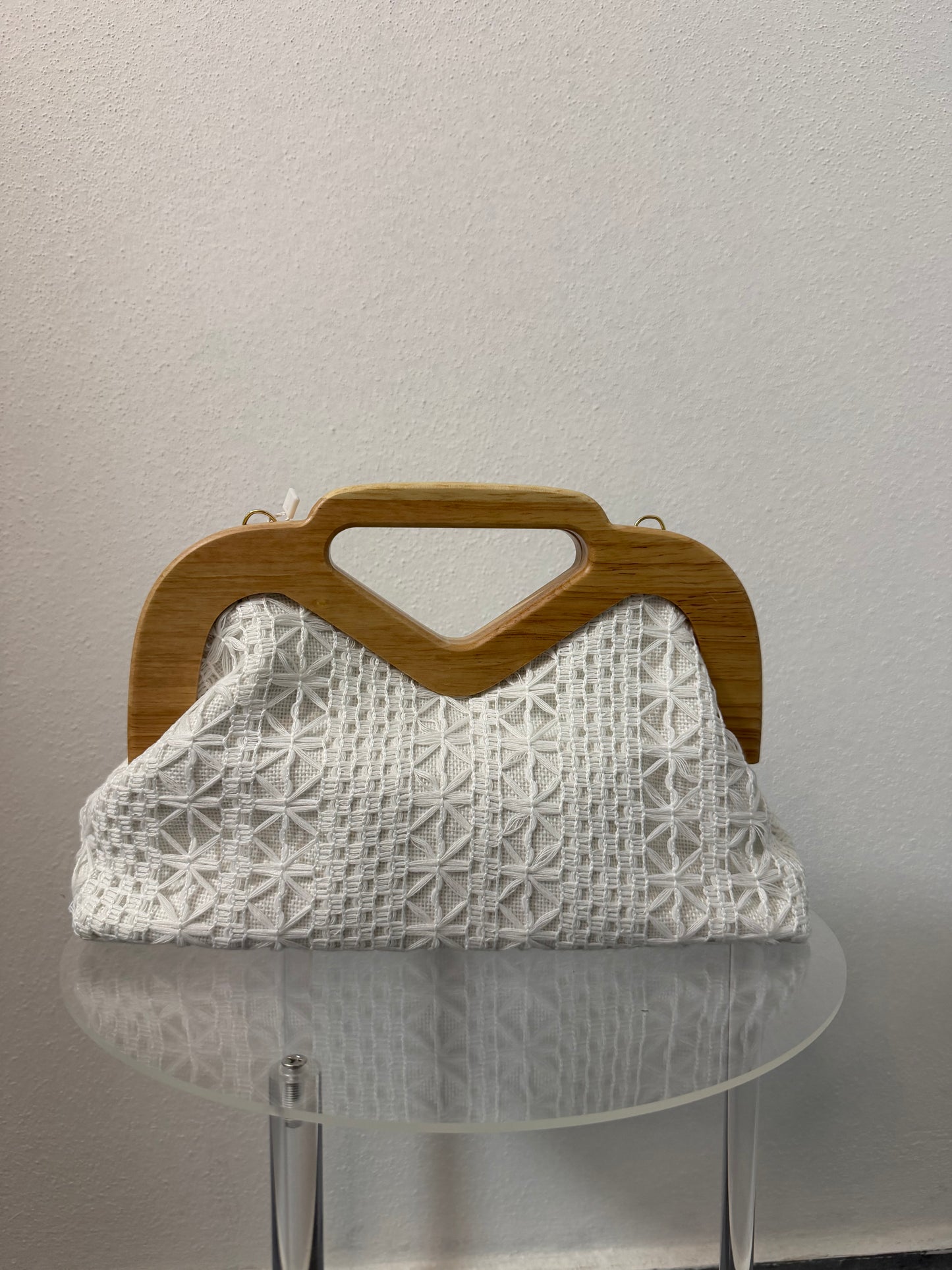 Borsa con tracolla in crochet