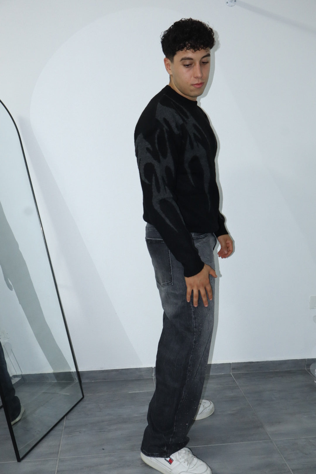 Maglione uomo black shadow