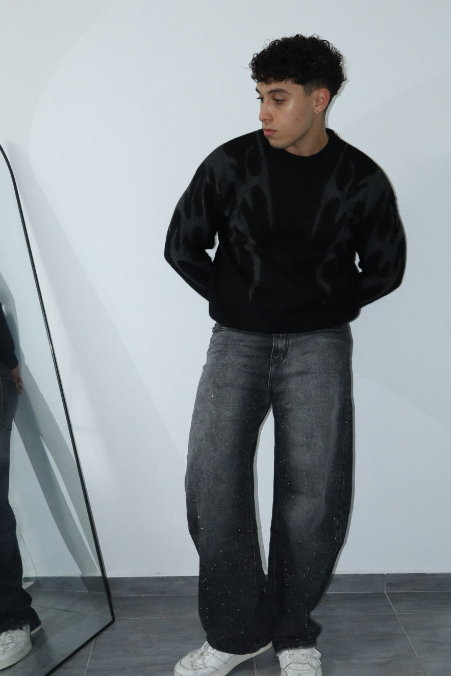 Maglione uomo black shadow
