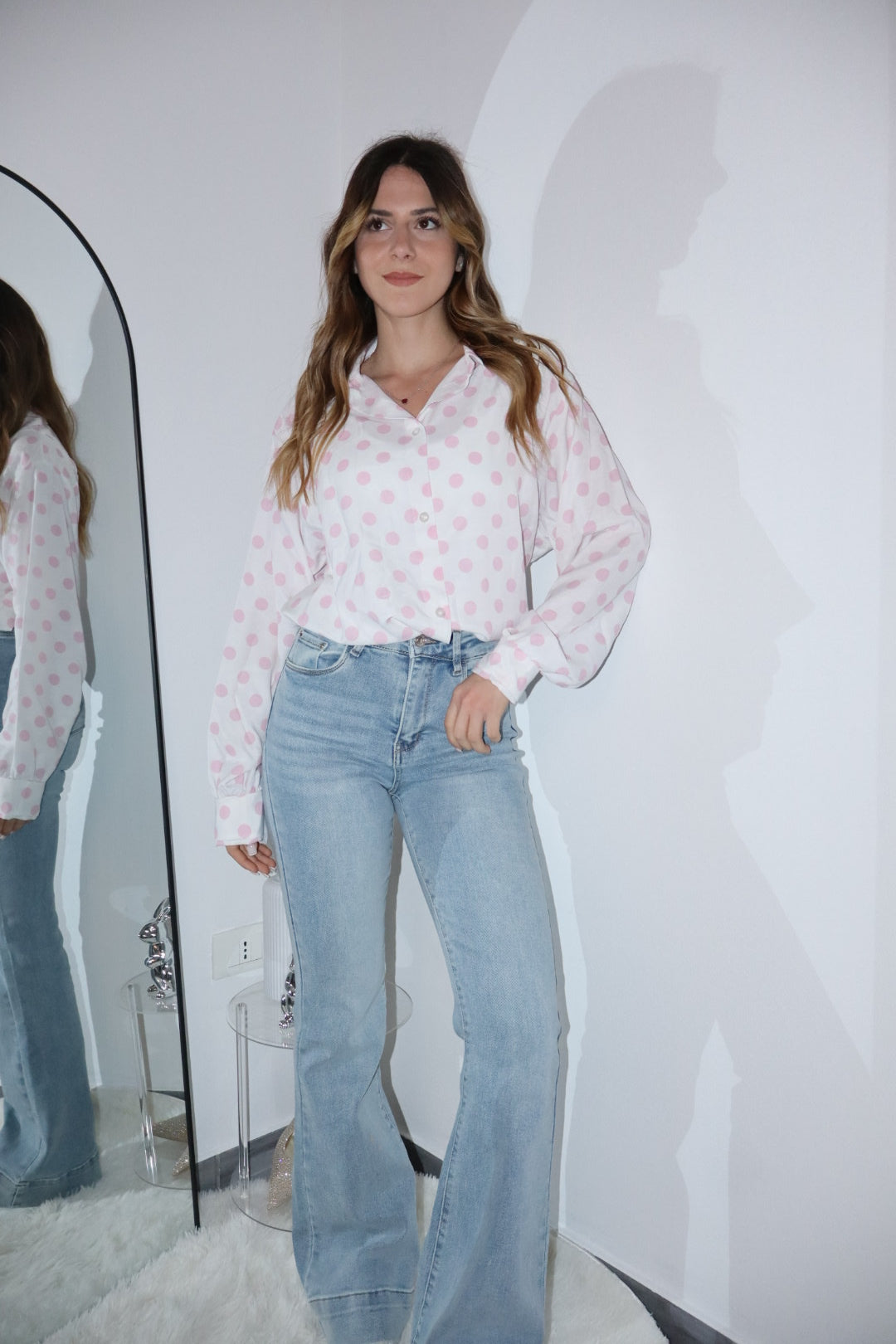 Camicia con pois “angy” vari colori
