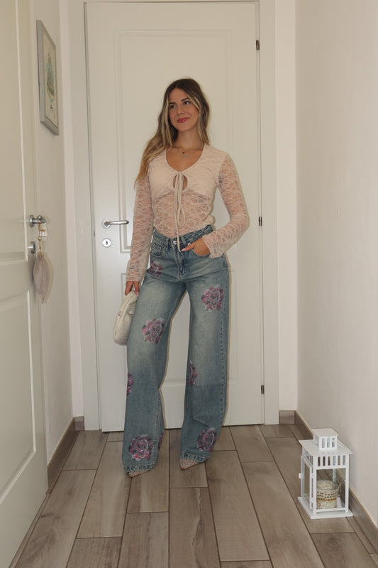 Top Clotilde pizzo (vari colori)