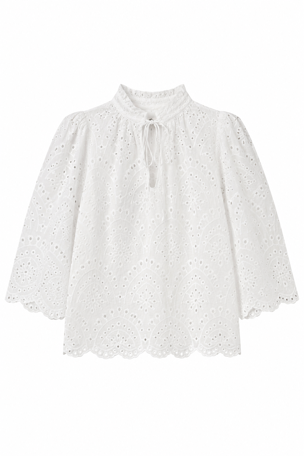 Blusa in sangallo “coreana”