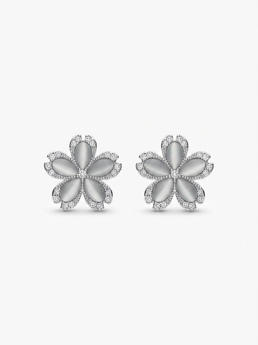 Orecchini fiore 3D