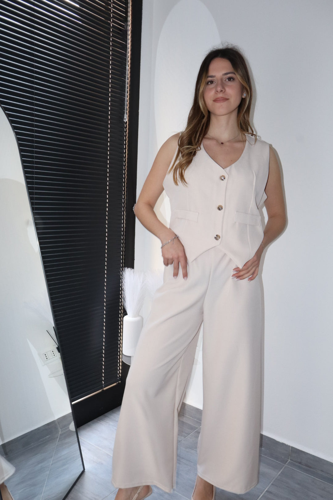 Completo gilet “spring “ (vari colori)
