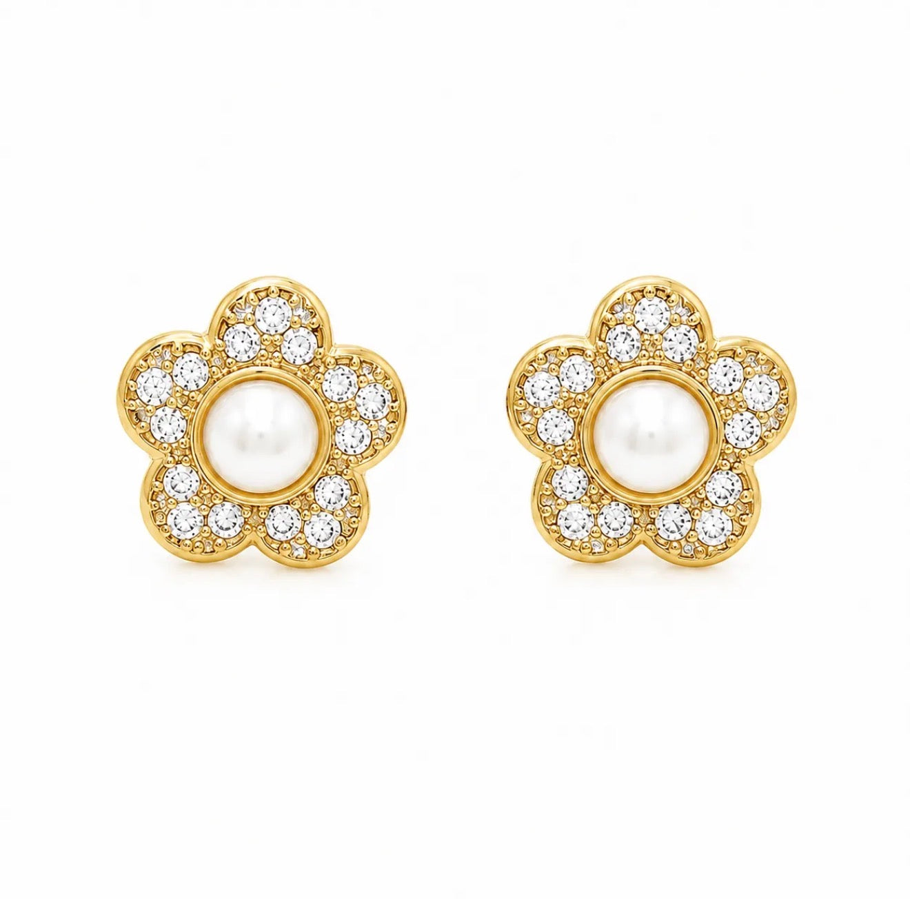 Orecchini fiore luce