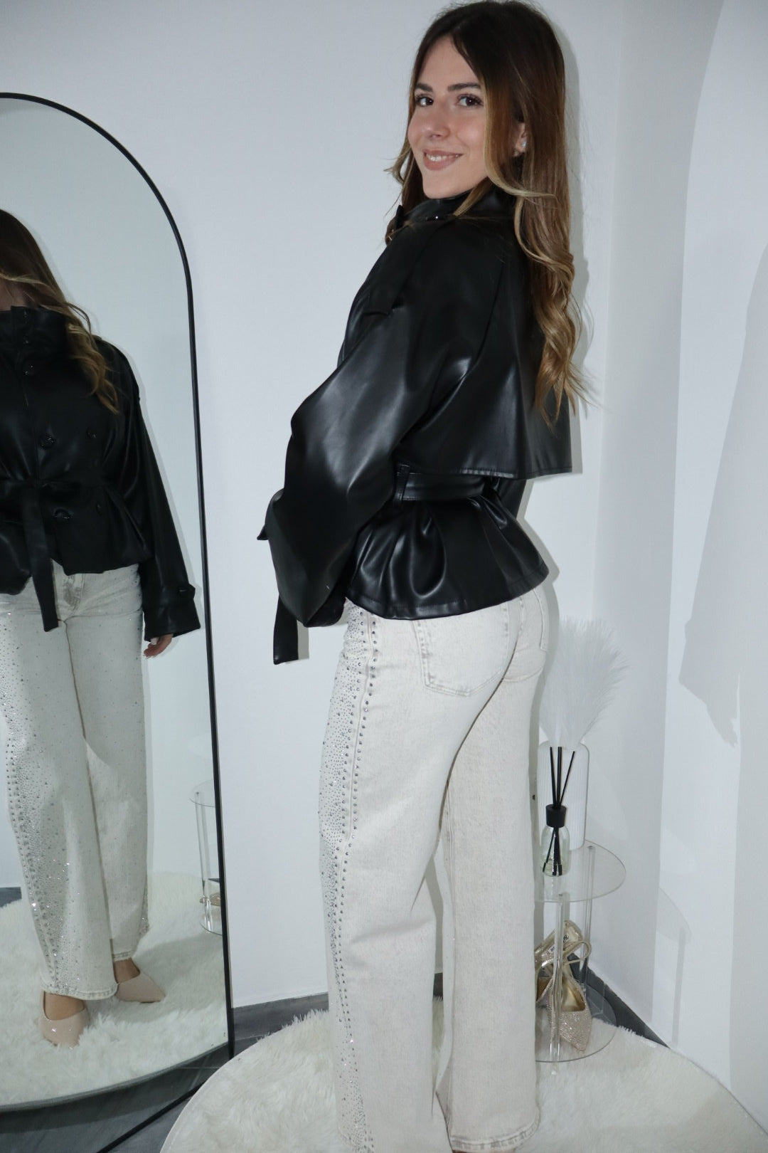 Trench ecopelle “coco” (vari colori) pre ordine