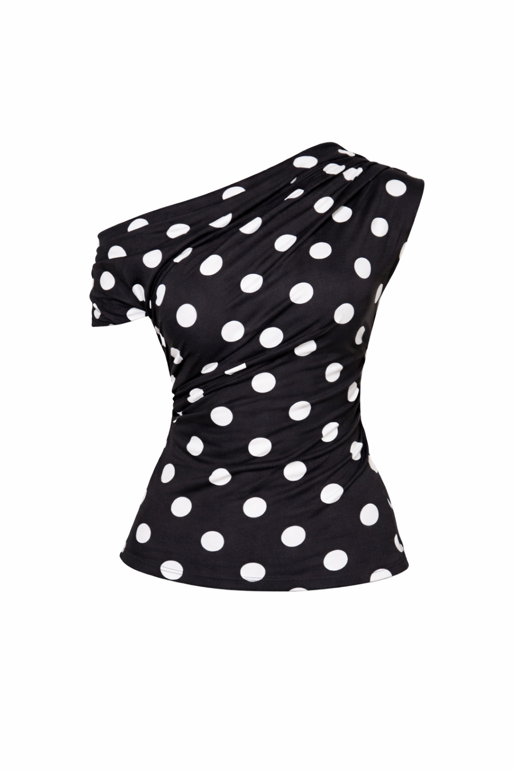 Maglia asimmetrica a pois