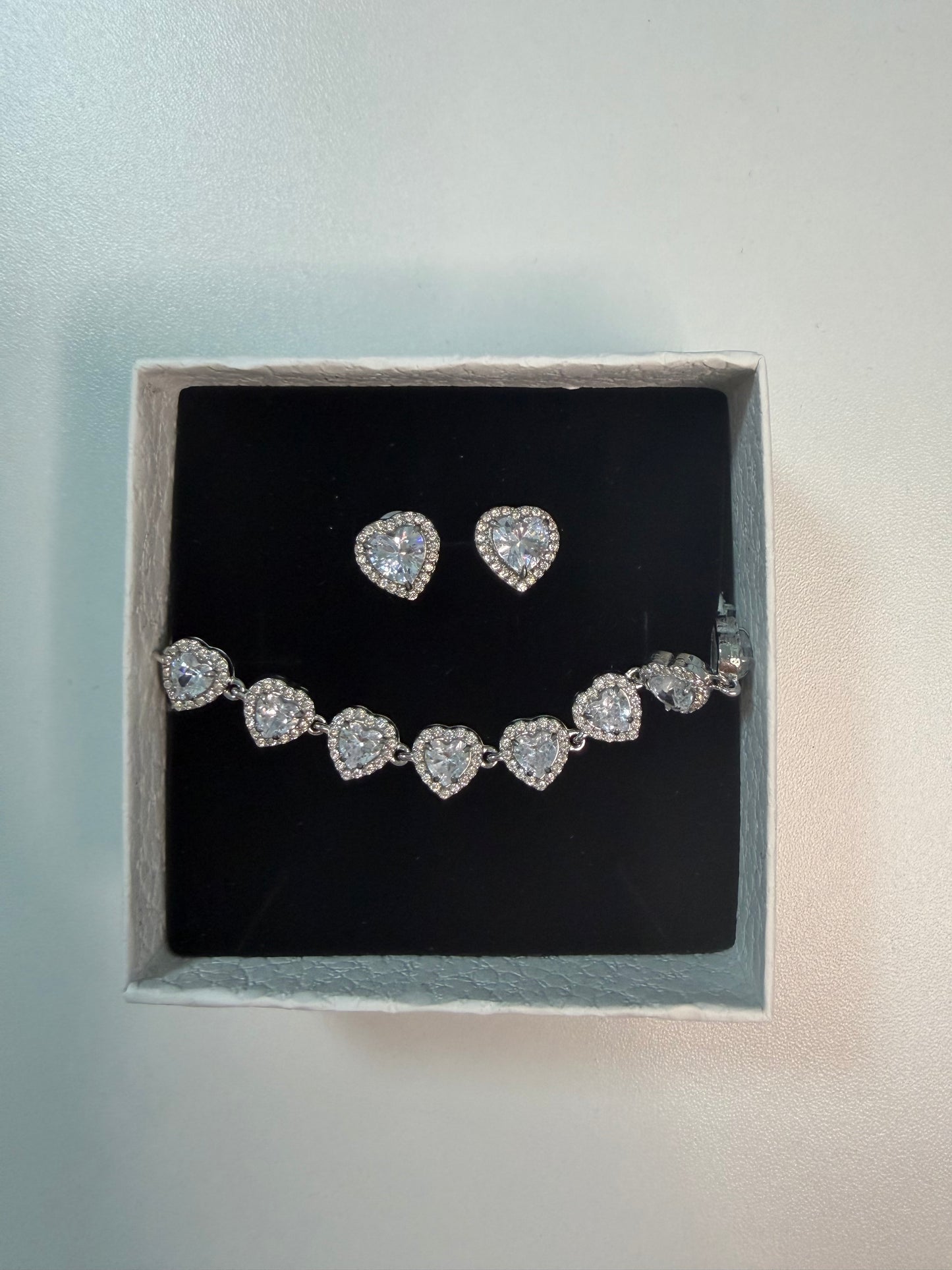 Orecchini punto luce cuore