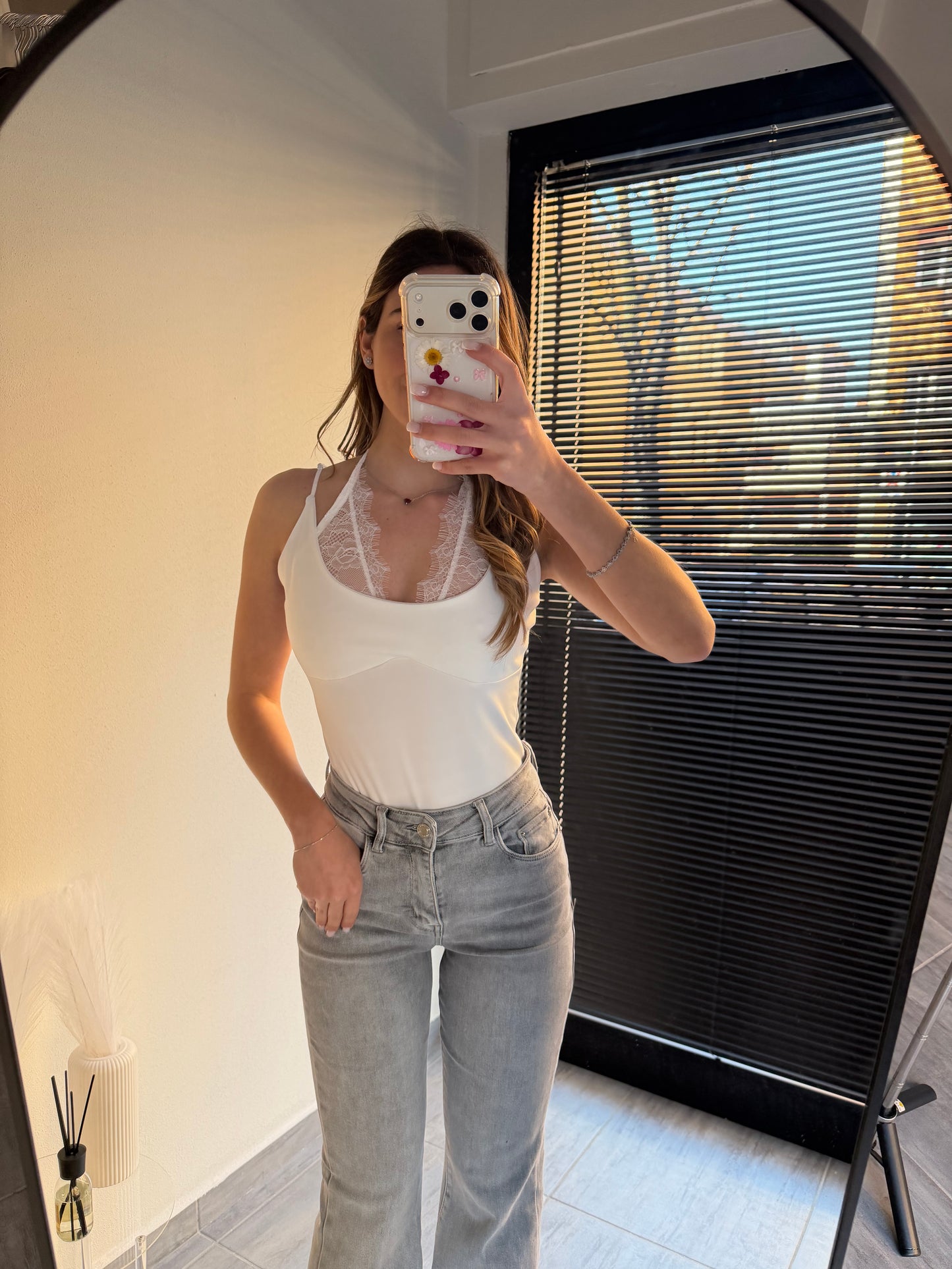Body con scollo in pizzo “zendaya” (vari colori)