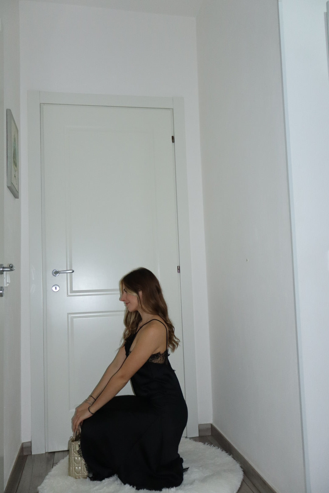 Maxi Dress pizzo diletta nero,marrone