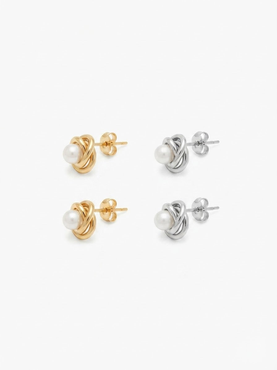 Orecchini perla chic