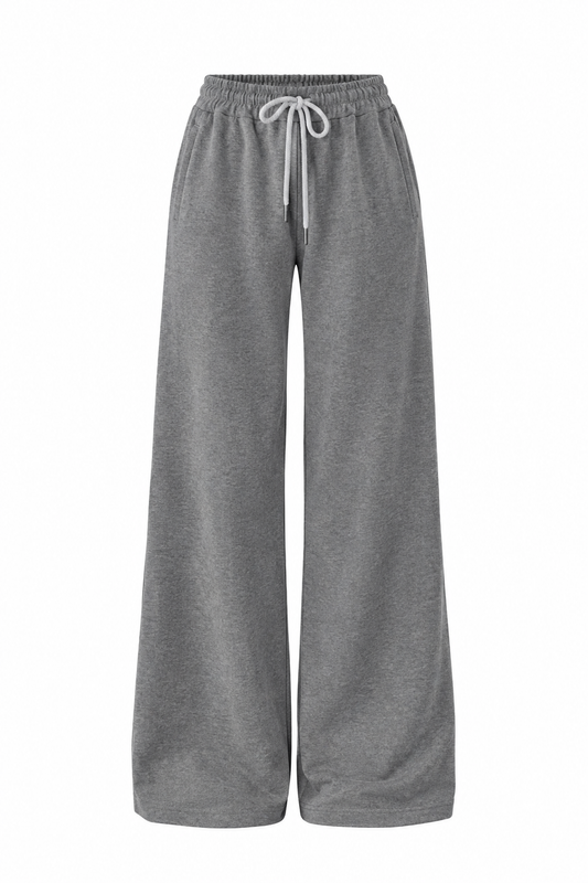 Pantalone tuta confort wide leg