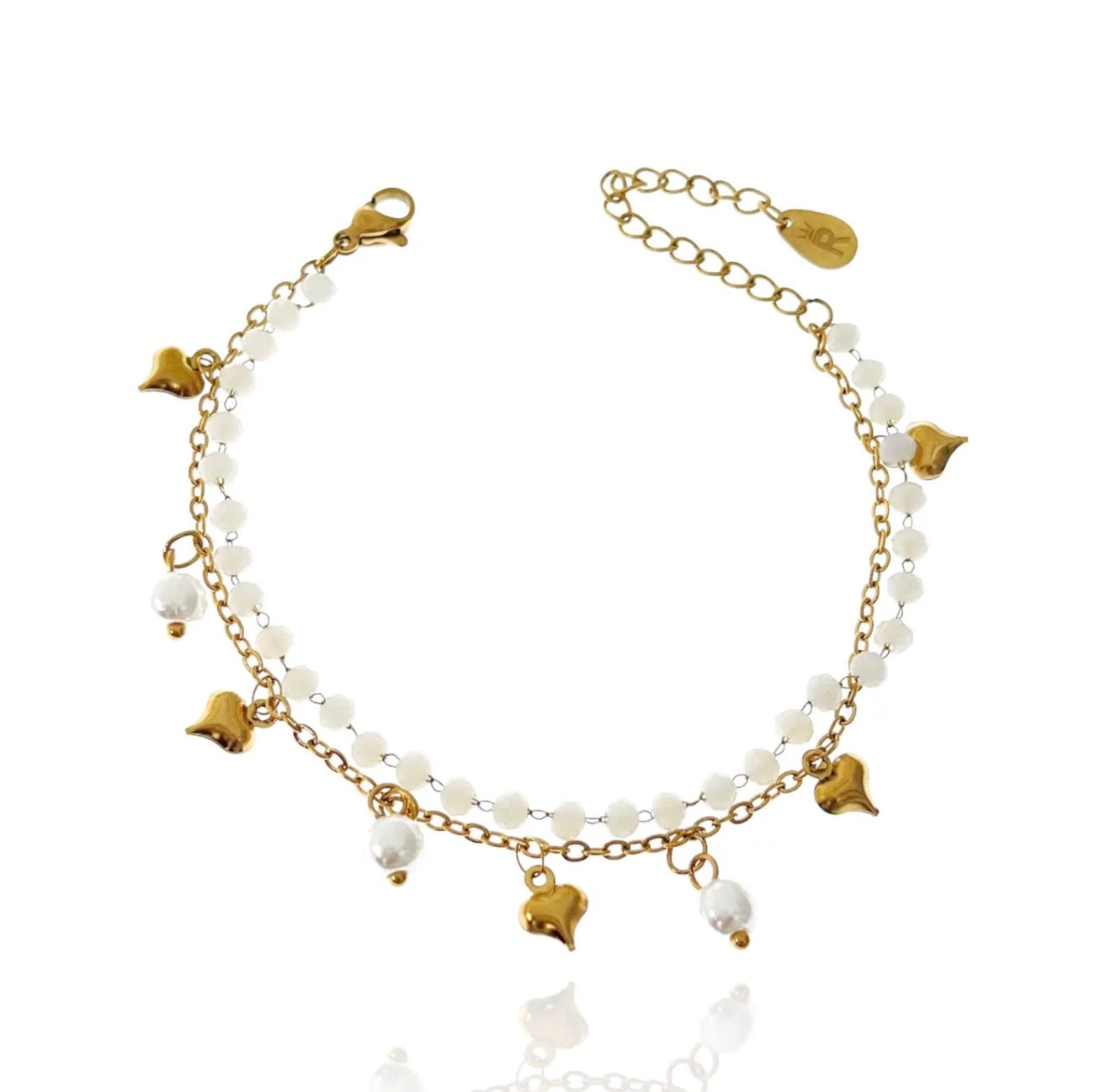Bracciale dubble perla