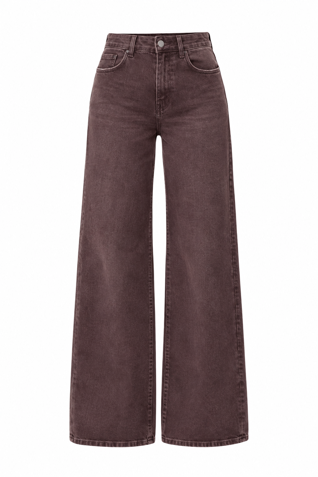 Jeans wide leg prugna