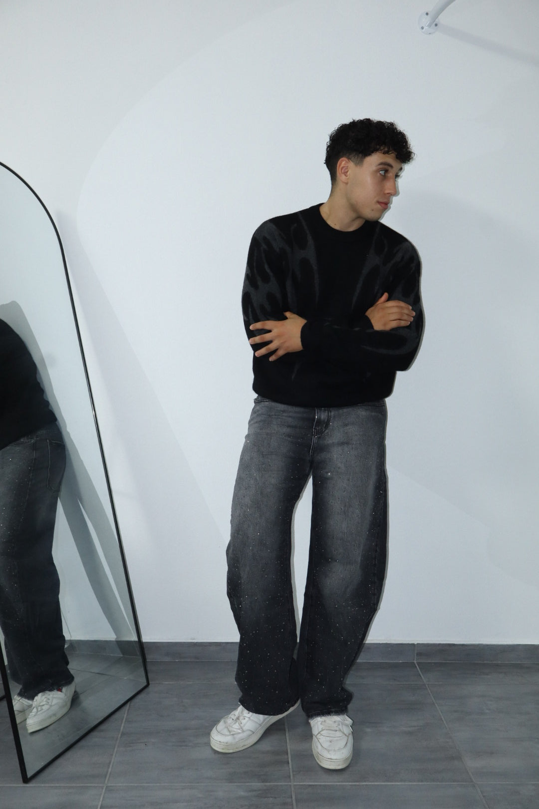 Maglione uomo black shadow
