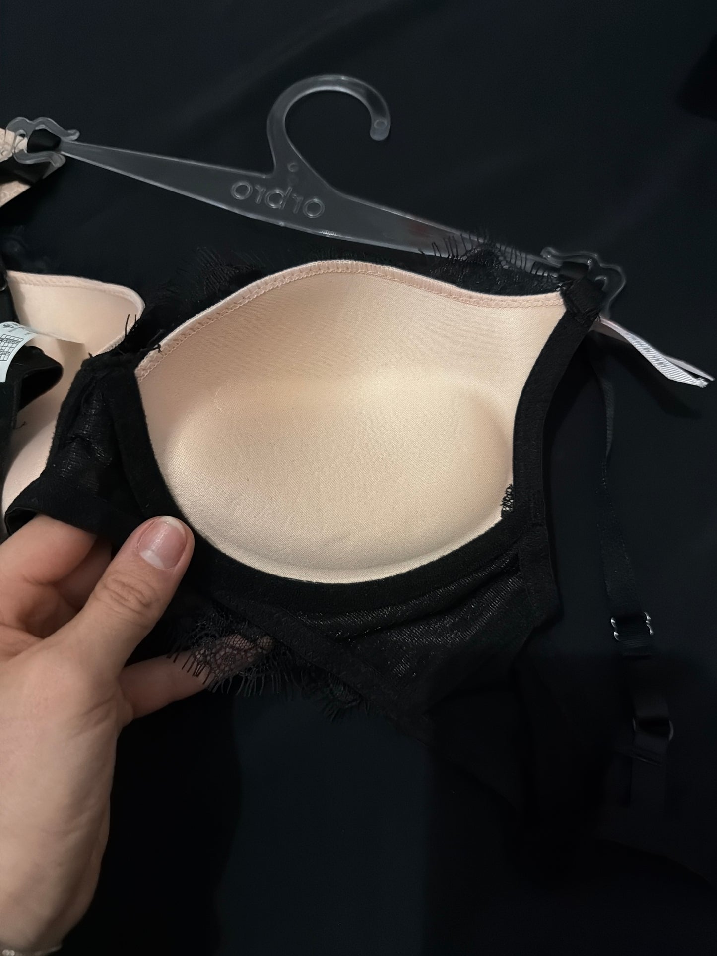 Reggiseno push up in pizzo
