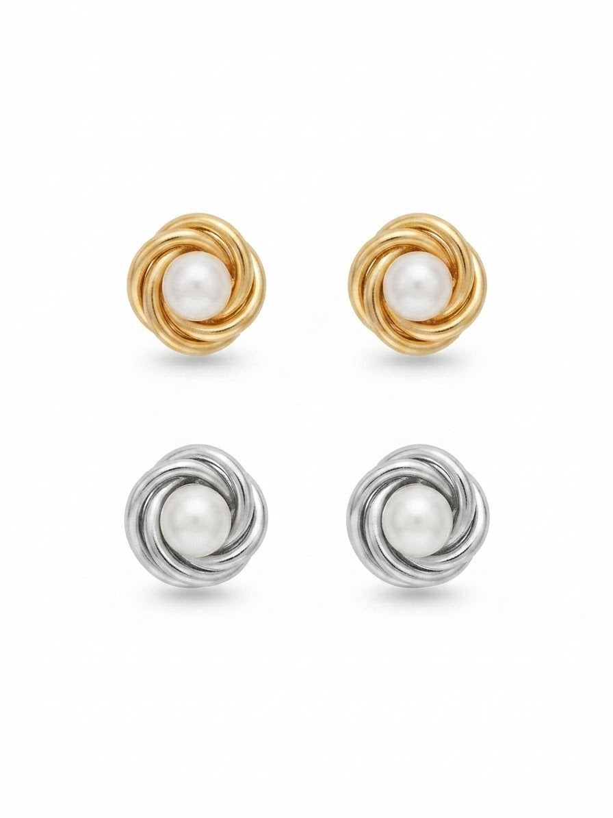 Orecchini perla chic