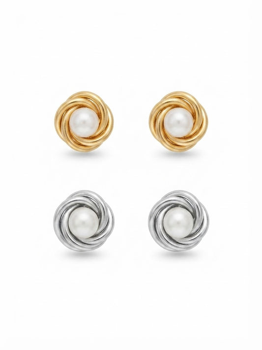 Orecchini perla chic