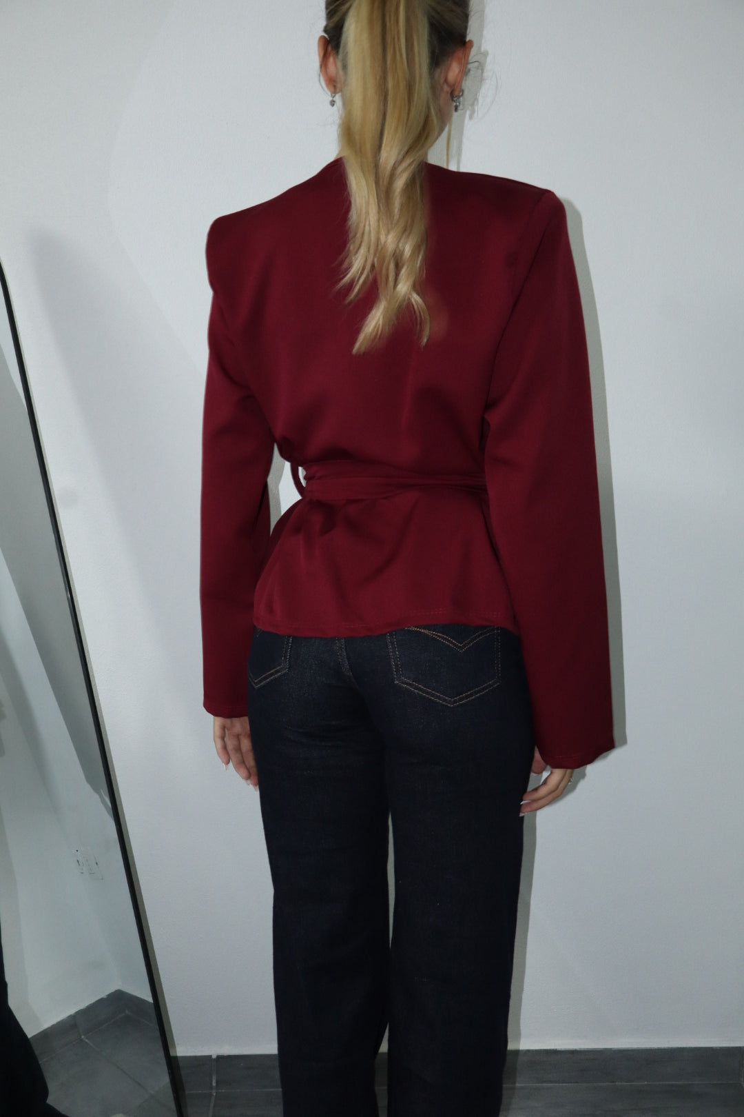 Giacca blazer “Romantica” con cintura