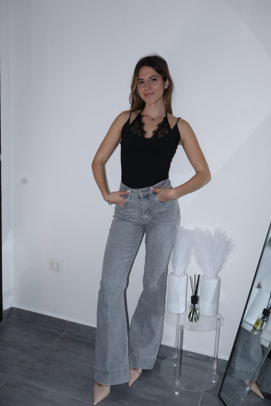 Body con scollo in pizzo “zendaya” (vari colori)