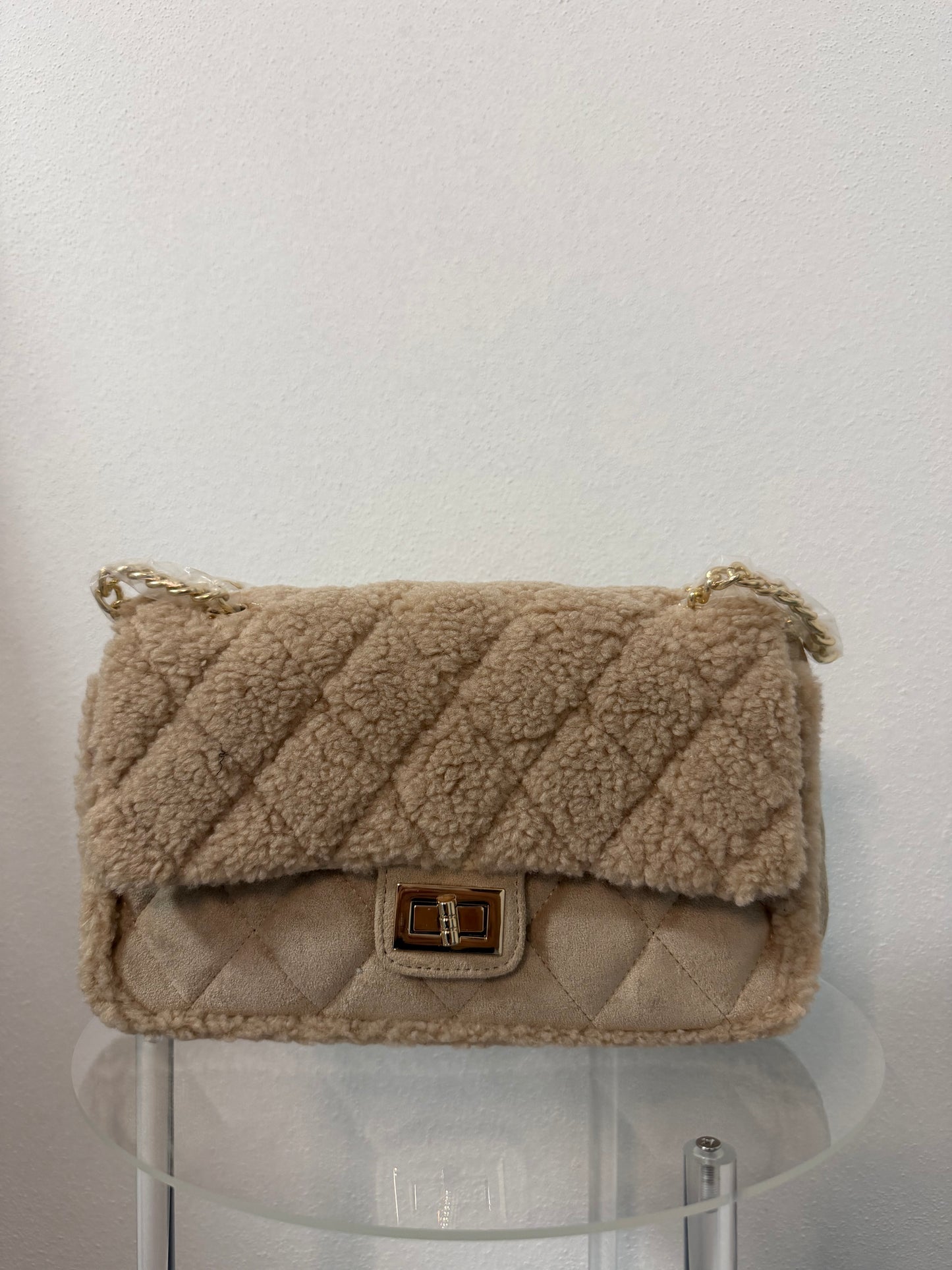 Borsa teddy con tracolla