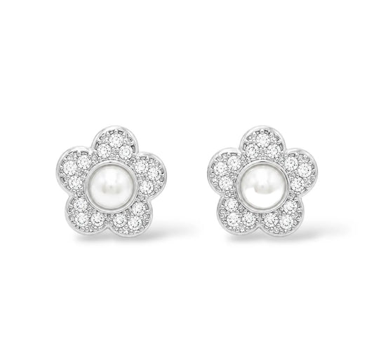 Orecchini fiore luce