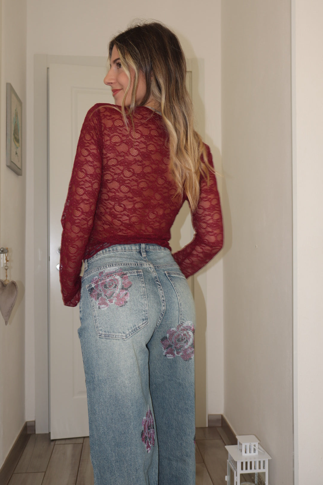 Top Clotilde pizzo (vari colori)