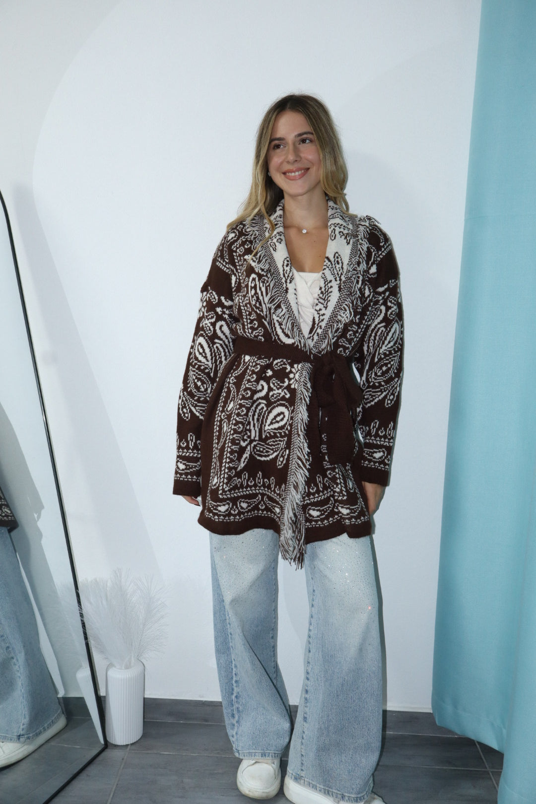 Cardigan con frange 2.0