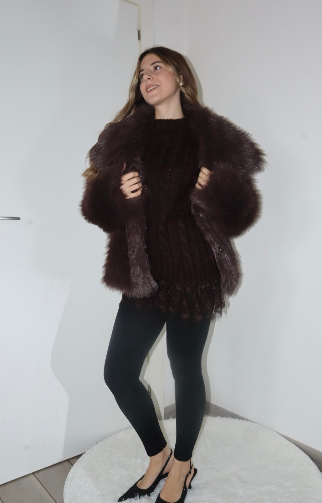 Pull rebecca con merletto in pizzo (vari colori)
