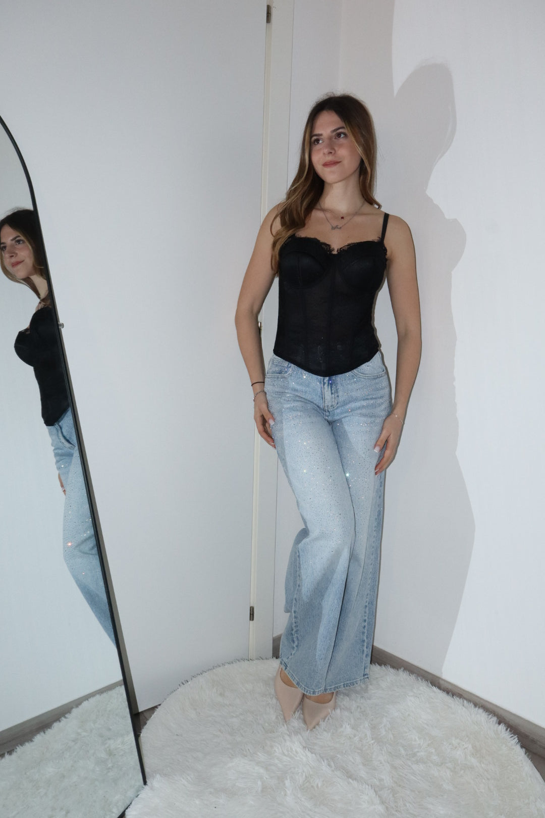 Corsetto steccato con bretelle removibili “élite” (vari colori)
