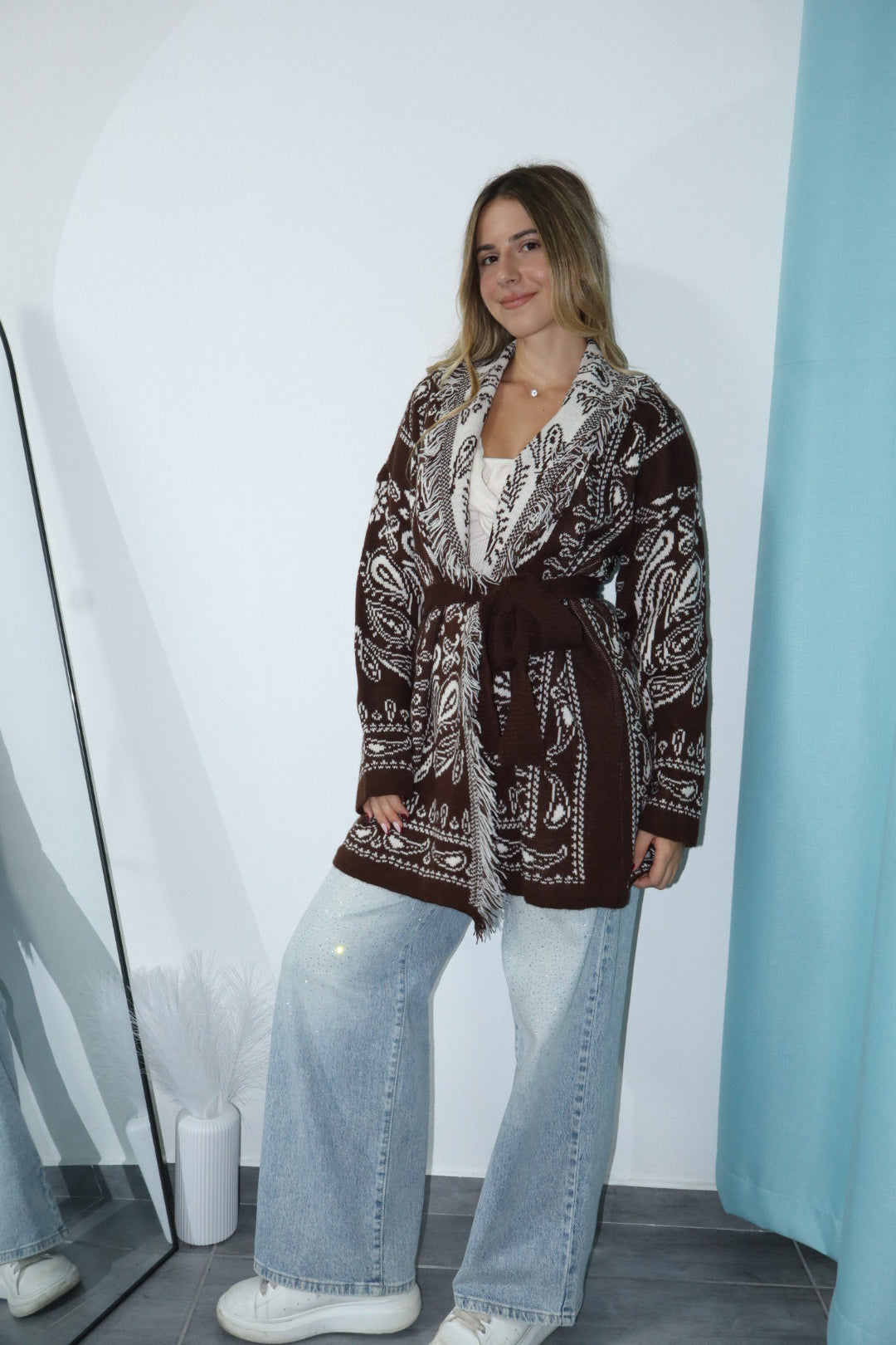Cardigan con frange 2.0