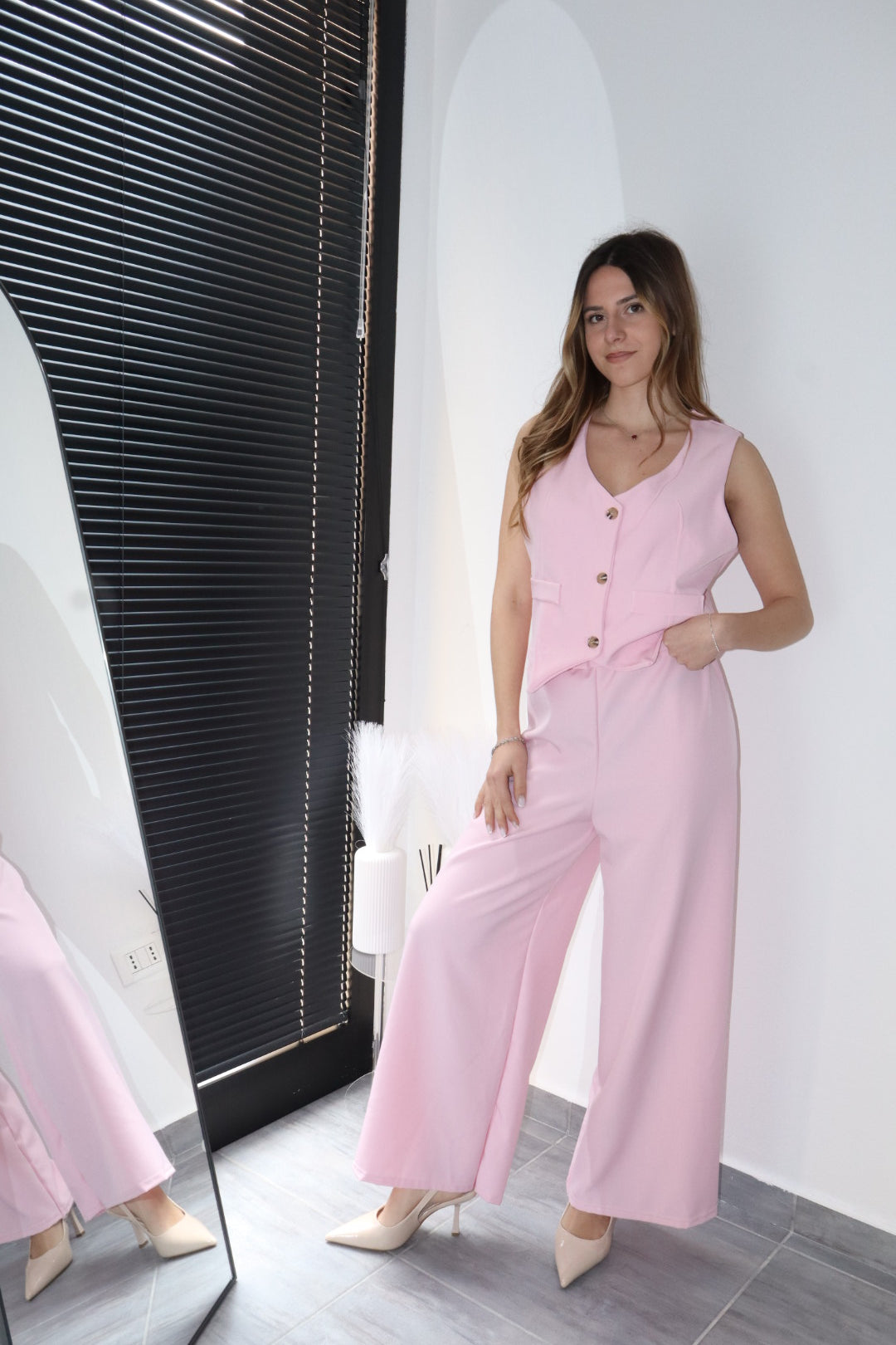 Completo gilet “spring “ (vari colori)