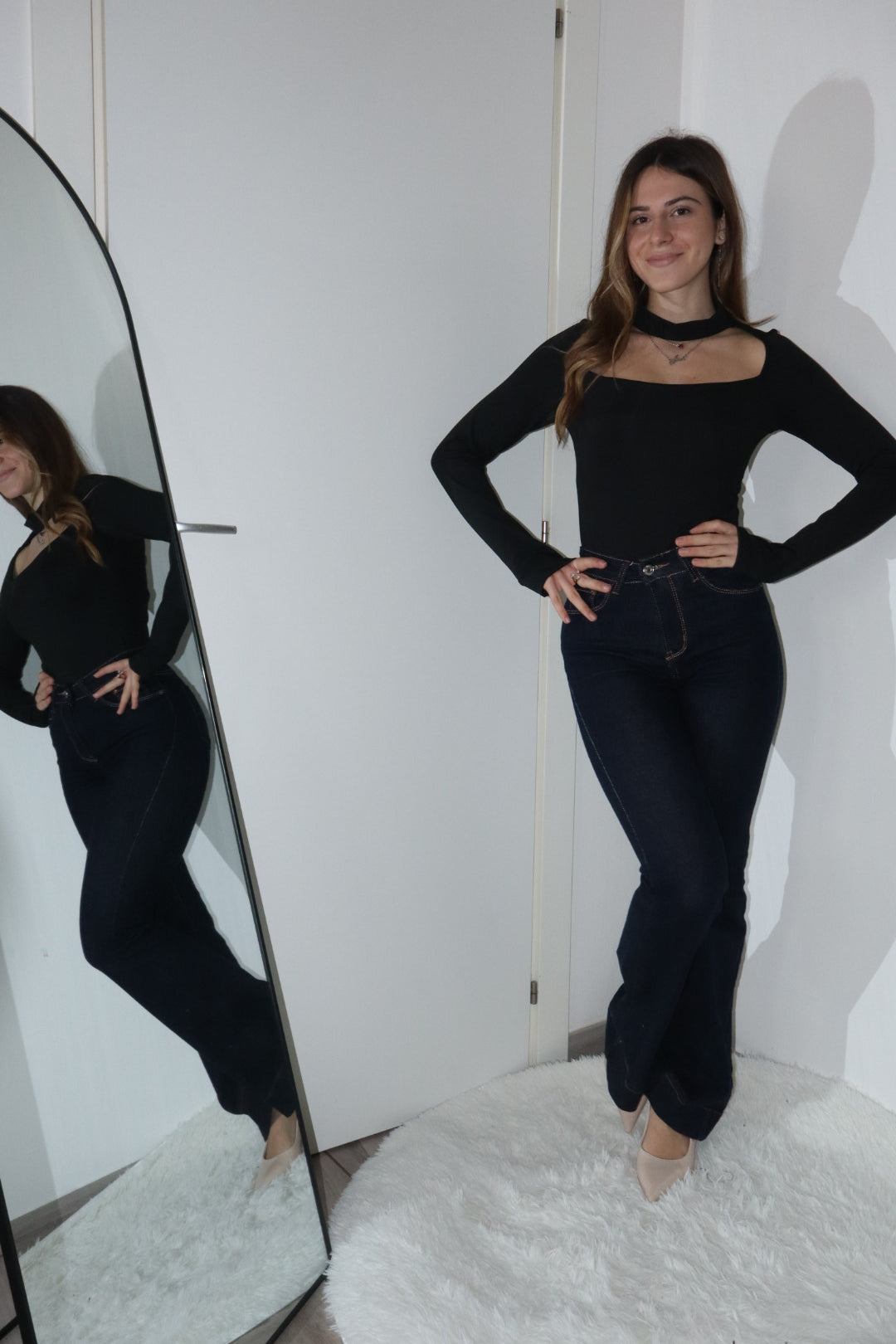 Body con scollo a barchetta “Ginevra” (vari colori)