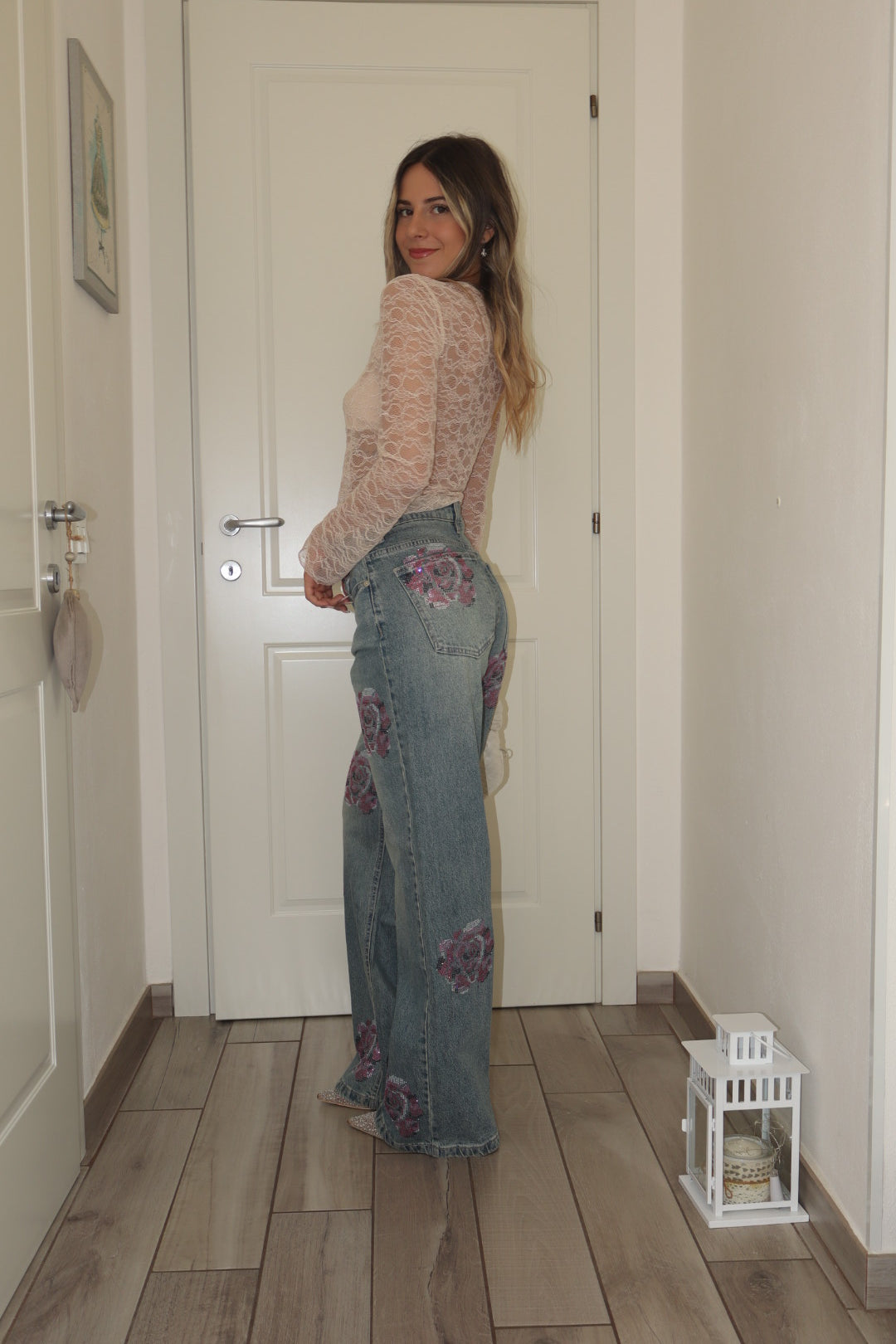 Top Clotilde pizzo (vari colori)