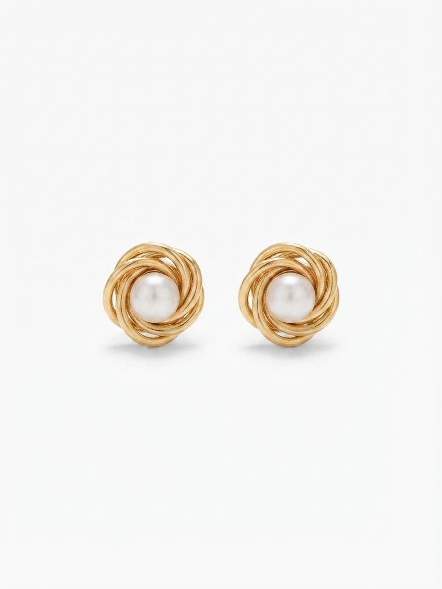 Orecchini perla chic