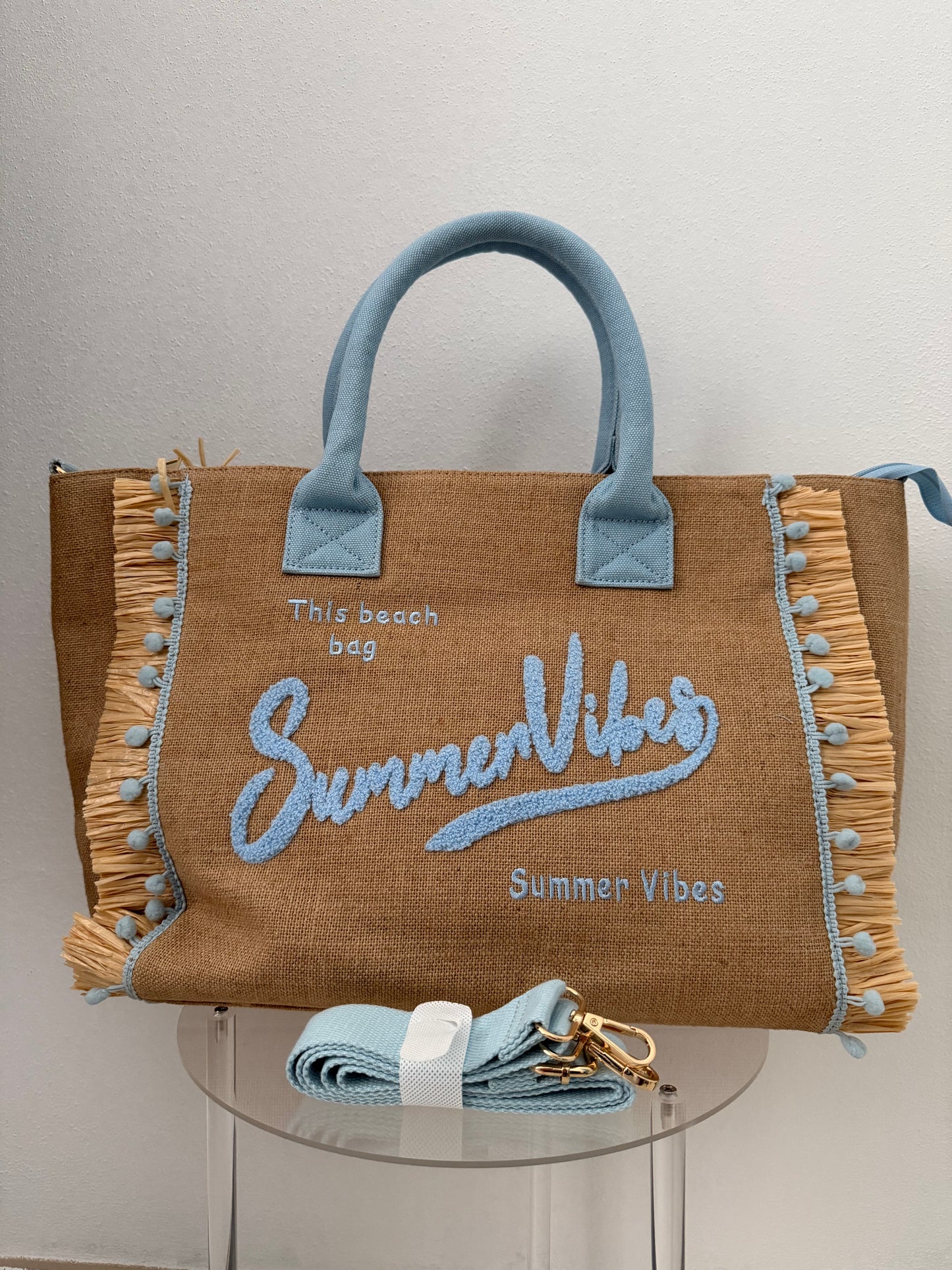 Borsa in paglia Summer media (vari colori)
