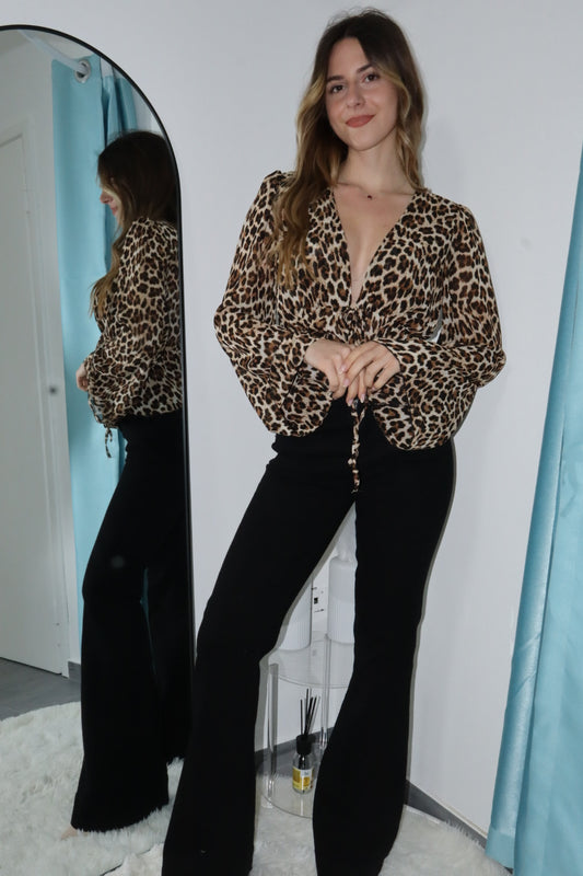 Cardigan velato maculato