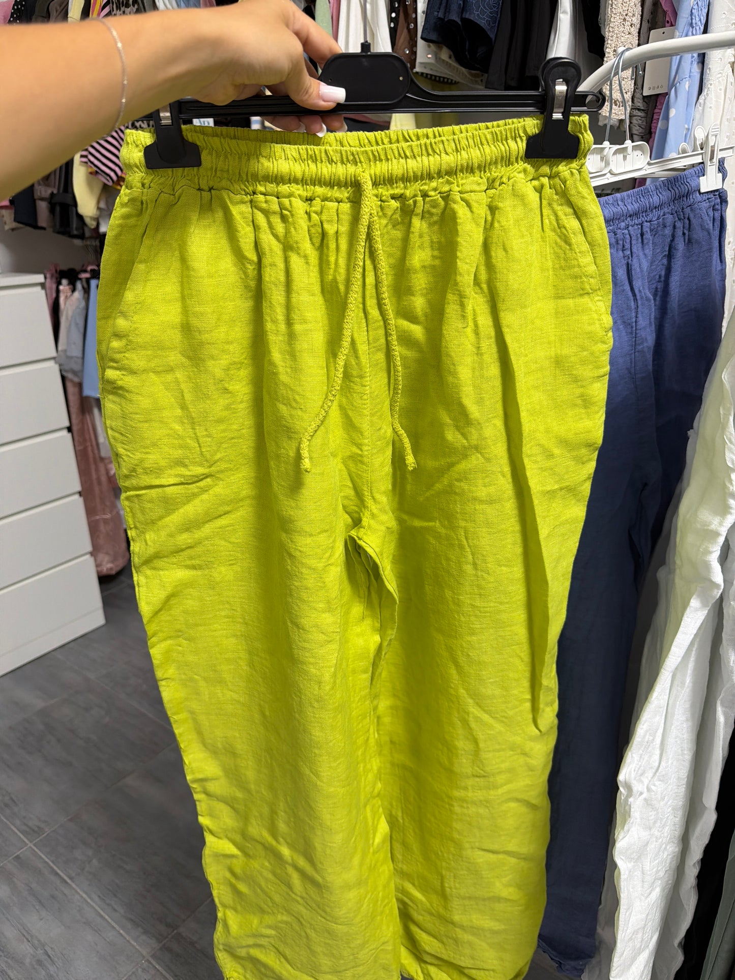 Pantaloni 100%lino (vari colori)