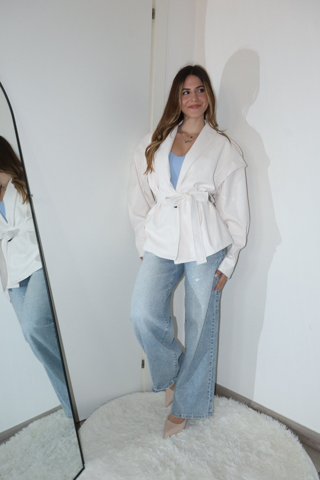 Trench ecopelle “myla” (vari colori)