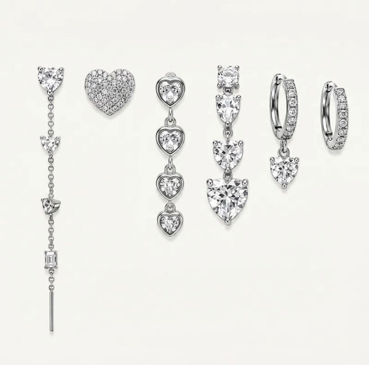 Set orecchini sweet cuori