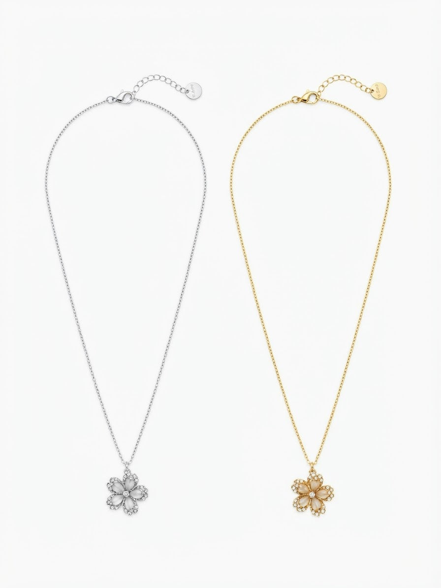 Collana fiore 3D