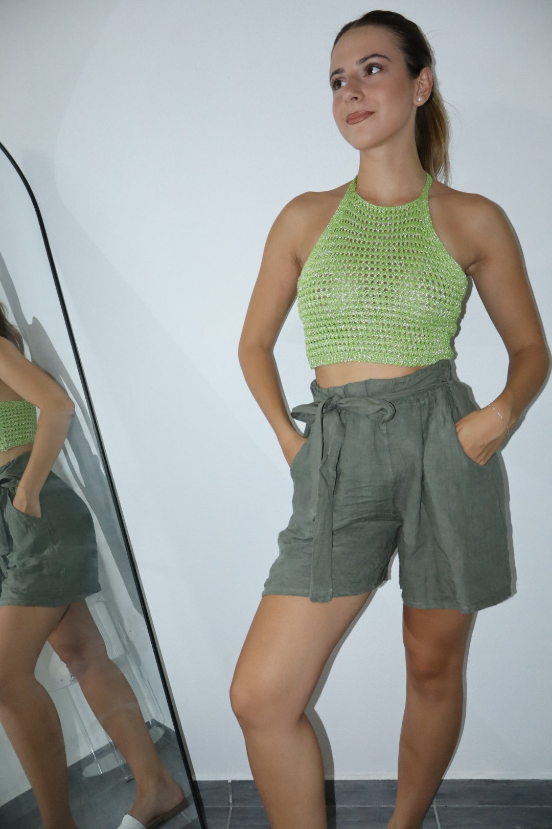 Pantaloncino 100%lino “fresh”